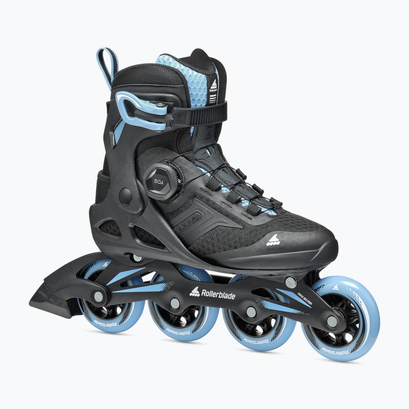 Pattini Rollerblade Macroblade 84 BOA nero/blu polvere da donna 8