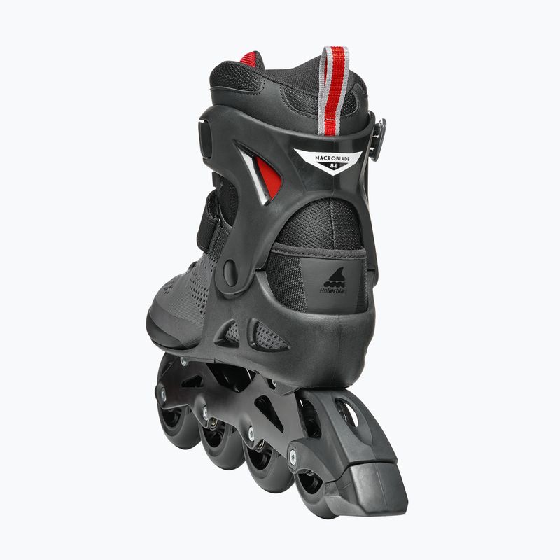 Pattini Rollerblade Macroblade 84 grigio scuro/rosso da uomo 11