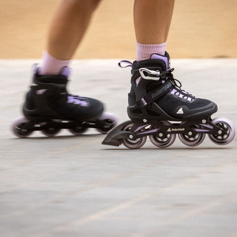 Pattini Rollerblade da donna Macroblade 84 nero/lavanda 14