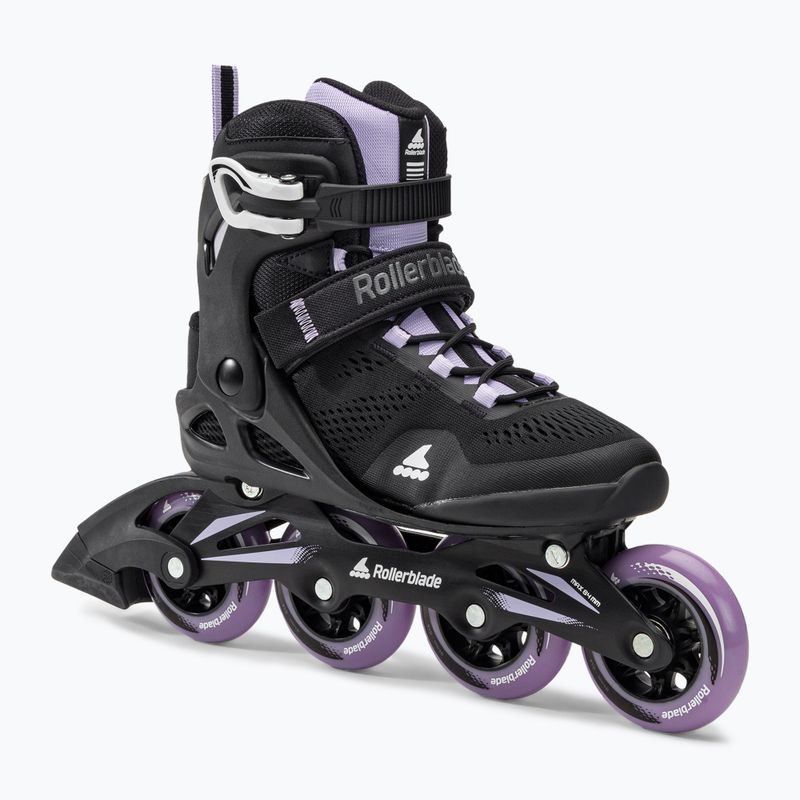 Pattini Rollerblade da donna Macroblade 84 nero/lavanda