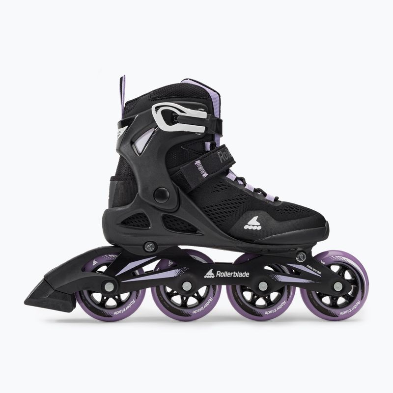 Pattini Rollerblade da donna Macroblade 84 nero/lavanda 2
