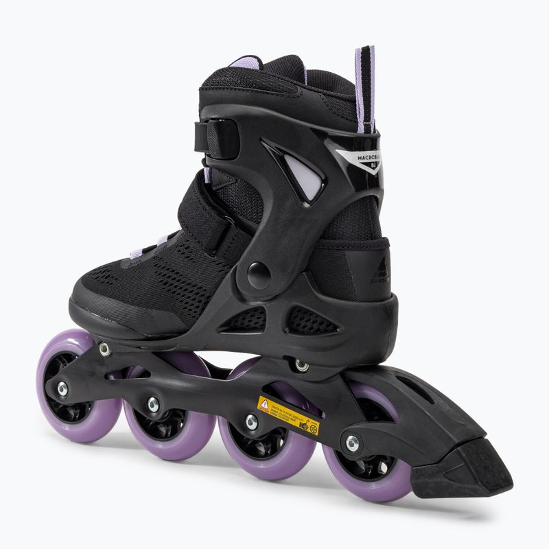 Pattini Rollerblade da donna Macroblade 84 nero/lavanda 3