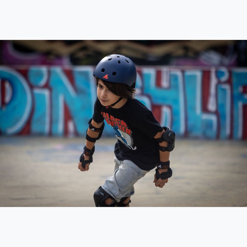 Pattini per bambini con protezioni Rollerblade Fury Combo Jr black/red 9