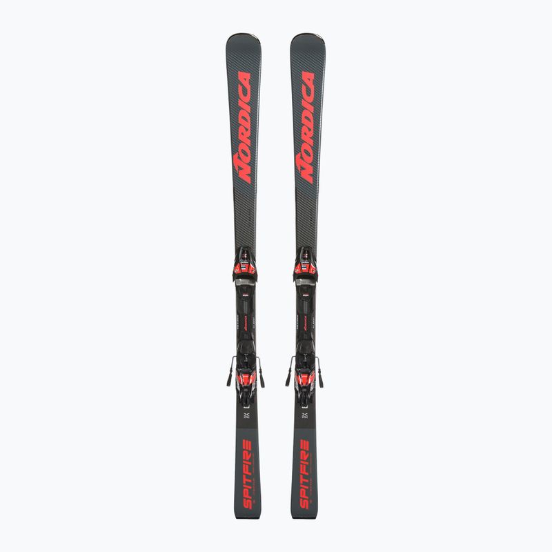 Sci da discesa Nordica Spitfire DC 68 Pro FDT + attacchi XCELL12 FDT grigio/rosso