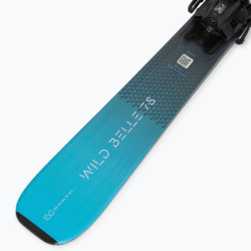 Sci da donna Nordica Wild Belle 78 + attacchi TP2COMP10 FDT anthracite/aqua 7