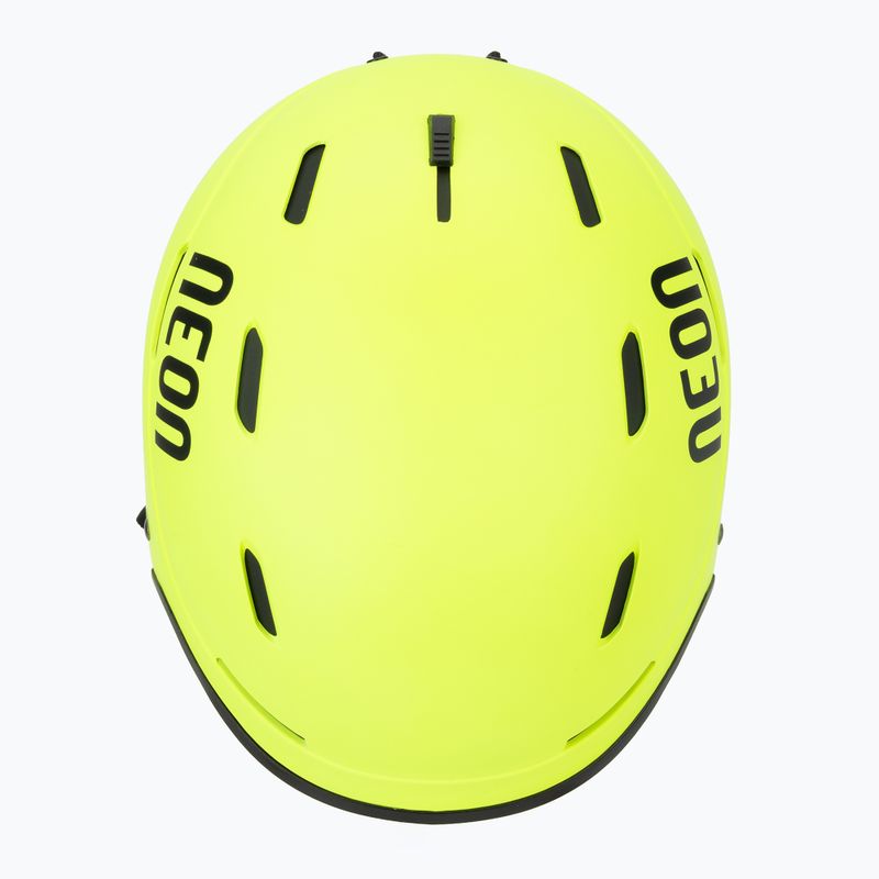 Casco da sci Neon Alpha yellow/black 6