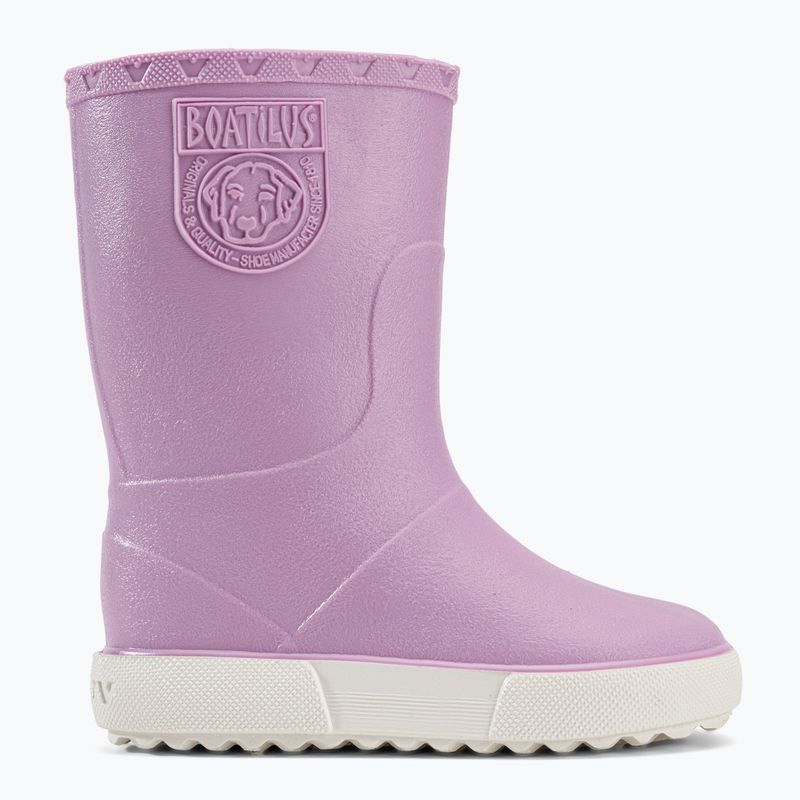 BOATILUS Nautic Bambini wellingtons lilla/bianco 2