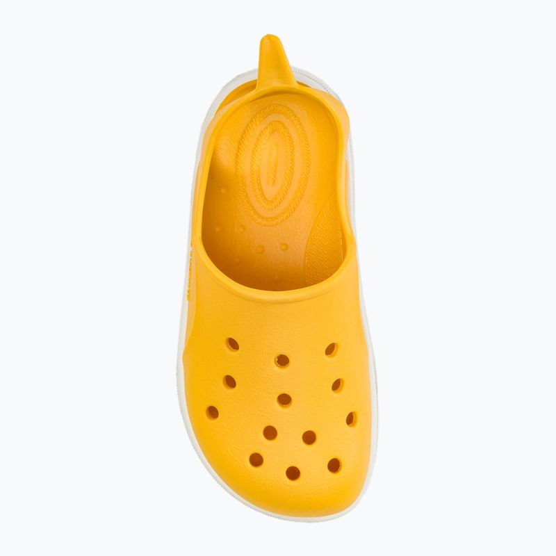BOATILUS Cloggy sandali per bambini giallo/bianco 5