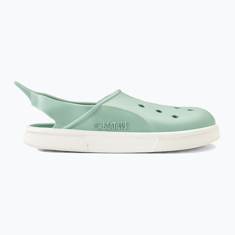 Sandali per bambini BOATILUS Cloggy verde/bianco 2