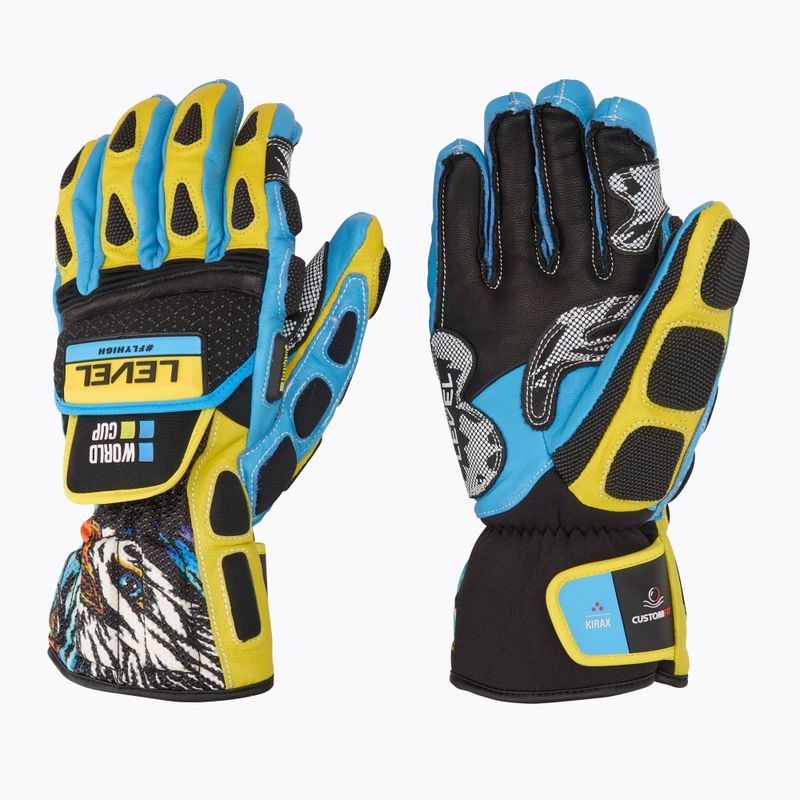 Guanto da sci Level Worldcup CF giallo/blu