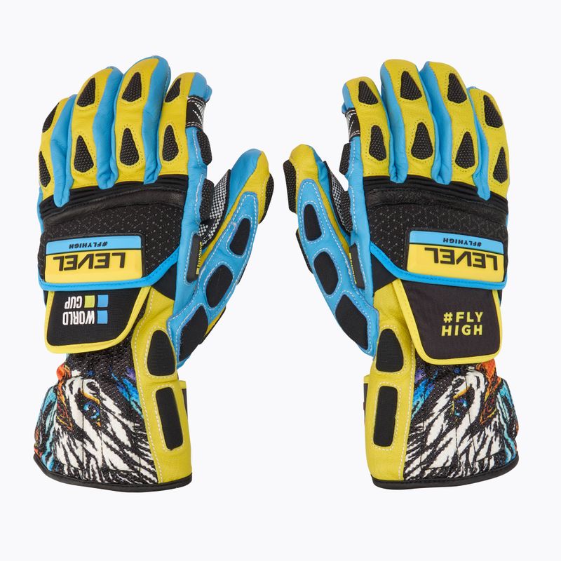 Guanto da sci Level Worldcup CF giallo/blu 2