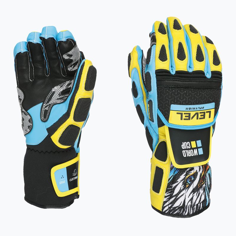Guanto da sci Level Worldcup CF giallo/blu 6