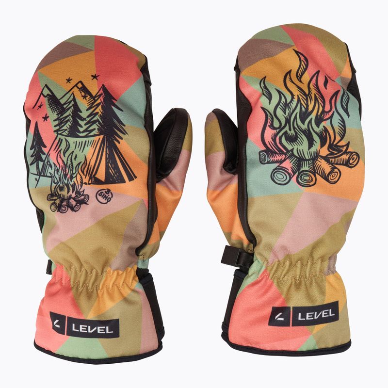Guanto da sci Level Vertigo Pro Mitt nero/camoscio 2