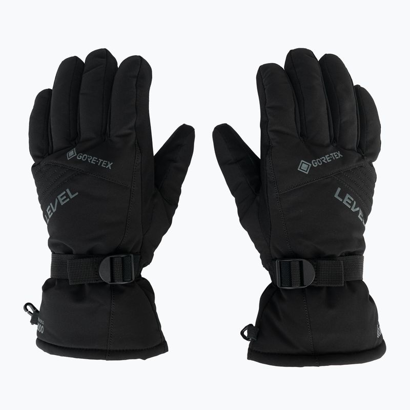 Guanti da sci Level Freelander da uomo Gore-Tex nero 2