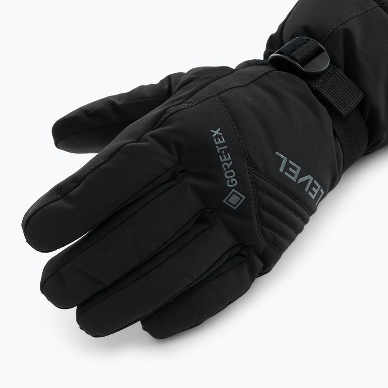 Guanti da sci Level Freelander da uomo Gore-Tex nero 4
