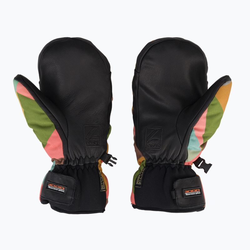 Level Vertigo Mitt Guanti da sci per bambini in legno Teen 3