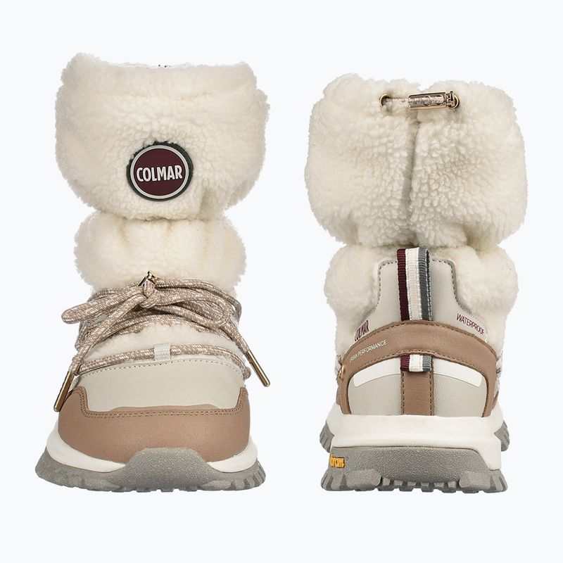Stivali da neve Colmar Warmer Voyage da donna marrone scuro/bianco sporco 10