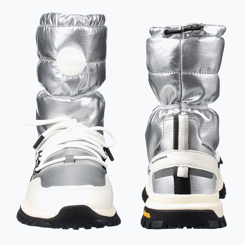 Stivali da neve Colmar Warmer Freeze argento/bianco da donna 10