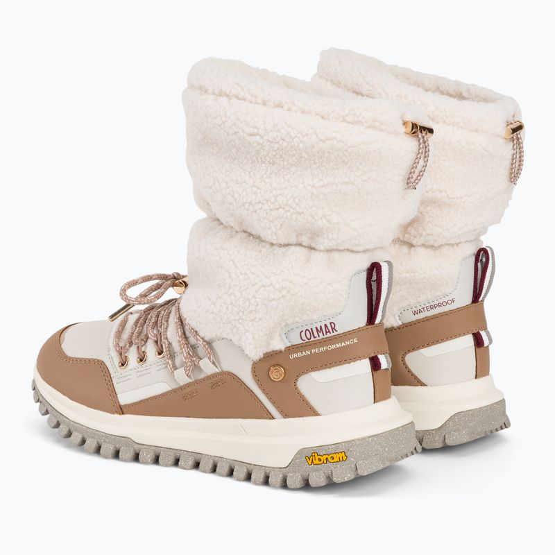 Stivali da neve Colmar Warmer Voyage da donna marrone scuro/bianco sporco 3
