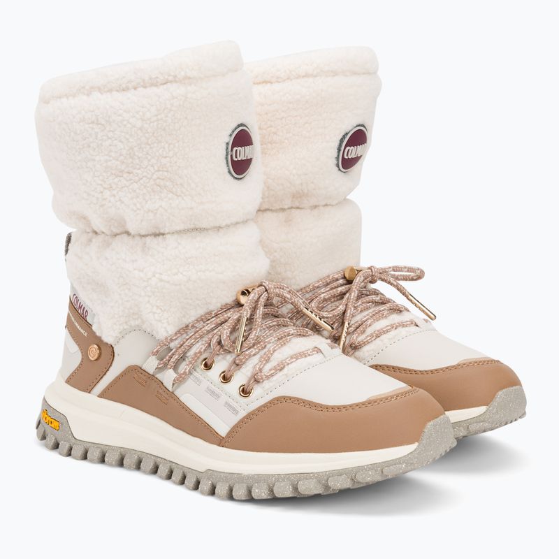 Stivali da neve Colmar Warmer Voyage da donna marrone scuro/bianco sporco 4