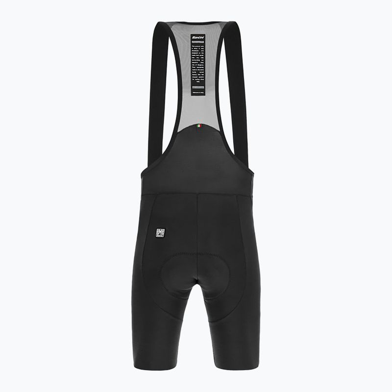 Pantaloncini da ciclismo Santini Tono Dinamo da uomo, nero 2