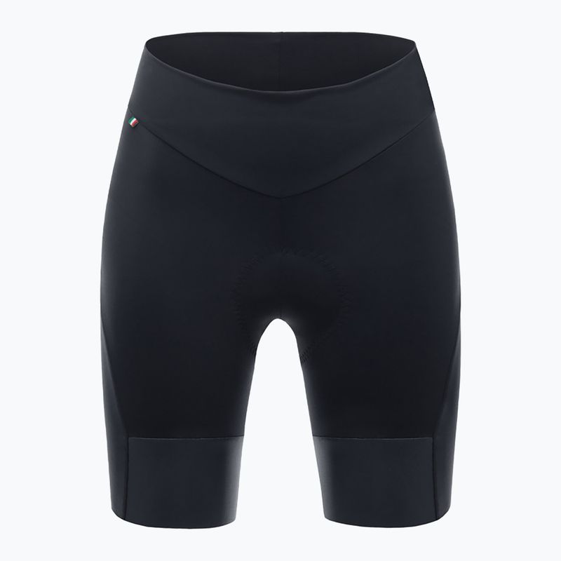 Pantaloncini da ciclismo da donna Santini Alba nero