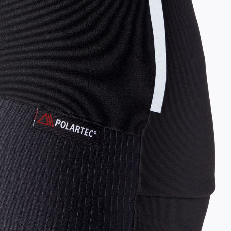 Felpa da ciclismo Santini Adapt nero/arancio da uomo 3