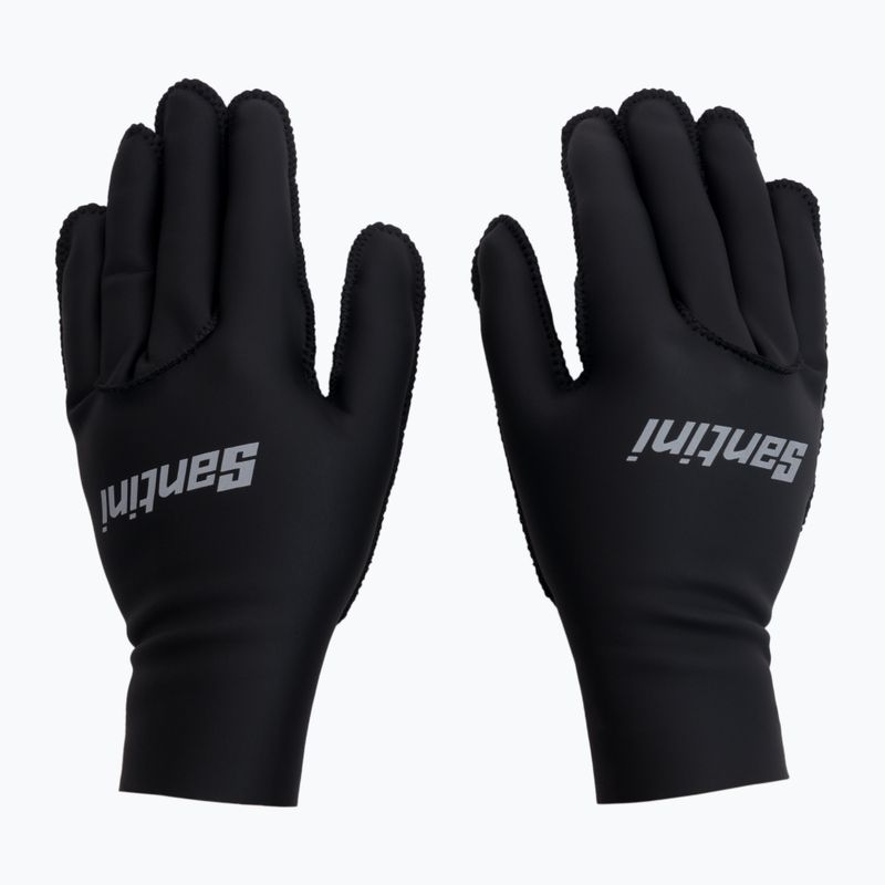 Guanti da ciclismo Santini Vega Xtreme nero 3