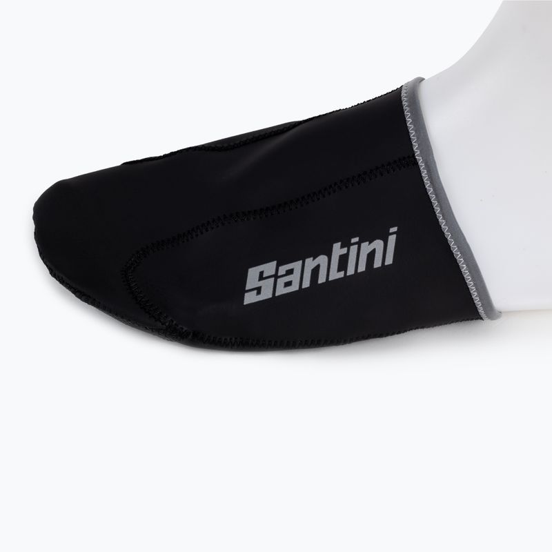 Protezioni per scarpe da ciclismo Santini Vega Xtreme nere 2