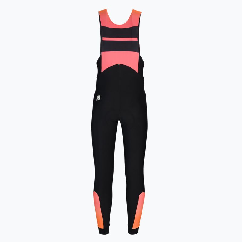Pantaloni da ciclismo Santini Command Super Warm neri da uomo 2
