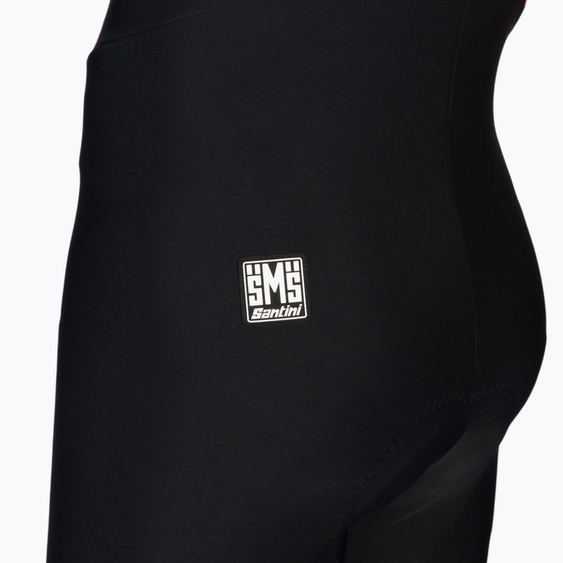 Pantaloni da ciclismo Santini Command Super Warm neri da uomo 4