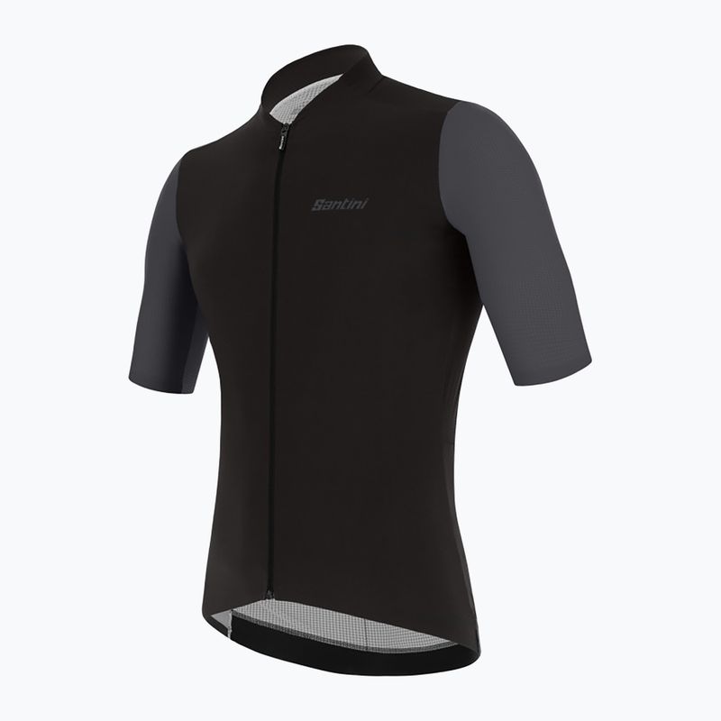 Maglia da ciclismo Santini Redux Vigor nera per uomo 8