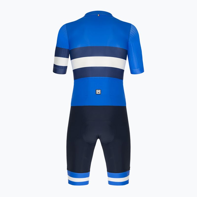 Tuta da ciclismo Santini Viper Bengal nautica blu da uomo 2
