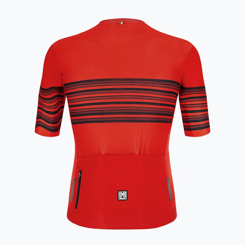 Maglia da ciclismo Santini Tono Profilo uomo rosso 2