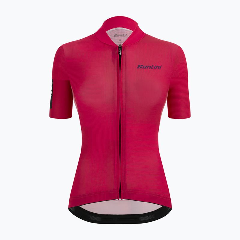Maglia da ciclismo Santini Delta Kinetic lampone donna