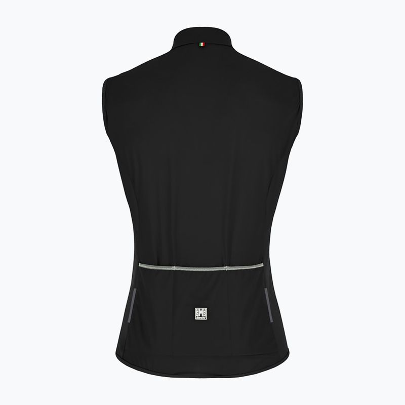 Gilet da uomo Santini Nebula Puro bike nero 2