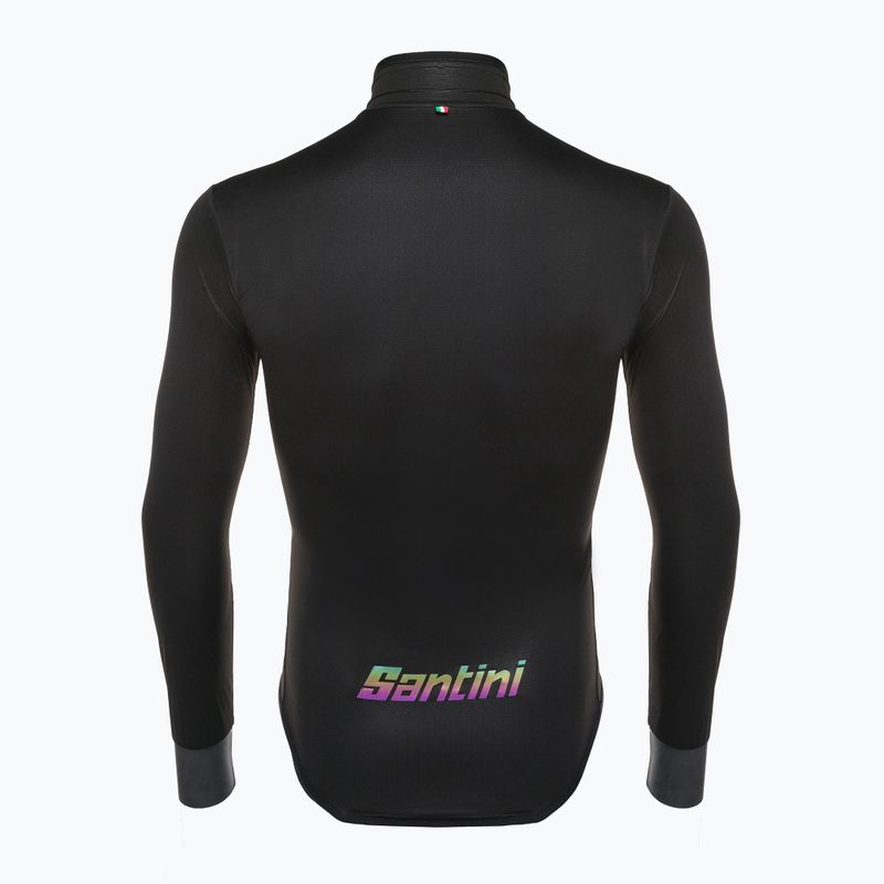 Giacca da ciclismo Santini Guard Nimbus da uomo, nero 2