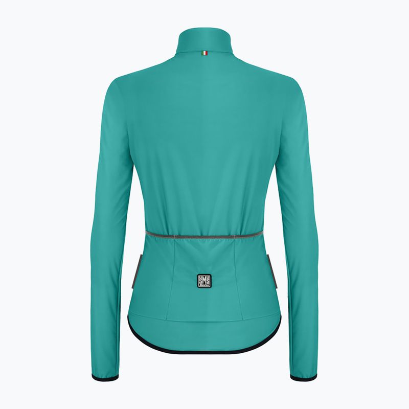 Giacca da ciclismo donna Santini Nebula Puro aqua 2