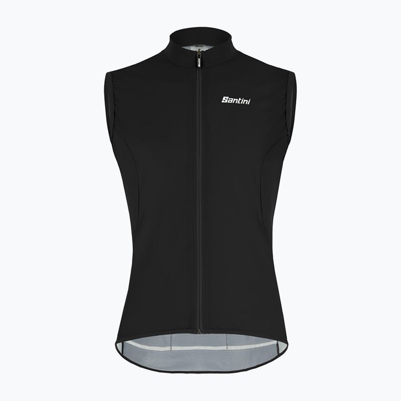 Gilet da ciclismo donna Santini Nebula Puro nero
