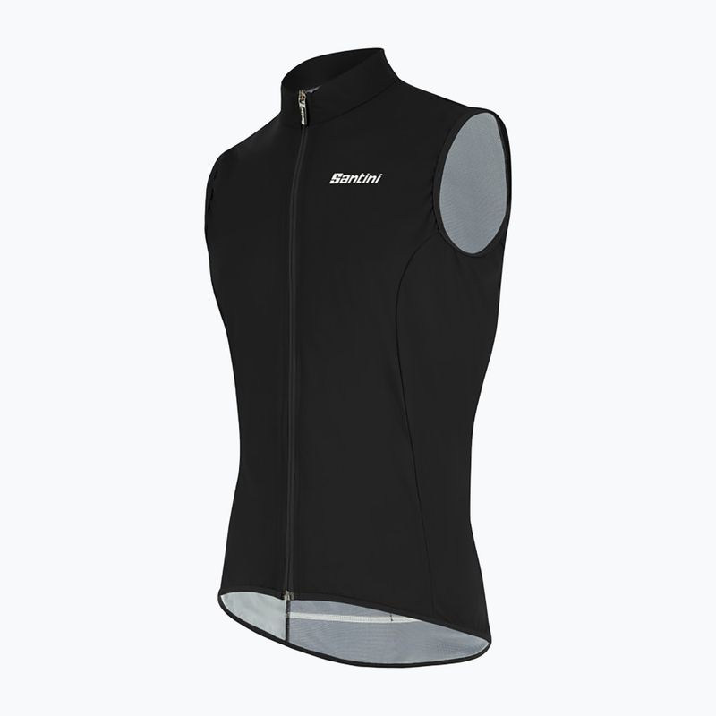 Gilet da ciclismo donna Santini Nebula Puro nero 3