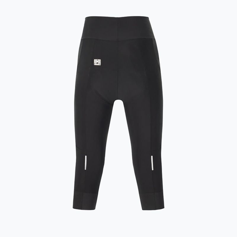 Pantaloncini da ciclismo donna Santini Alba 3/4 nero 2