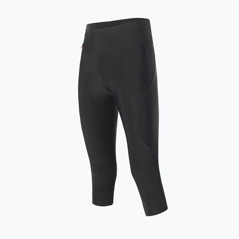 Pantaloncini da ciclismo donna Santini Alba 3/4 nero 3