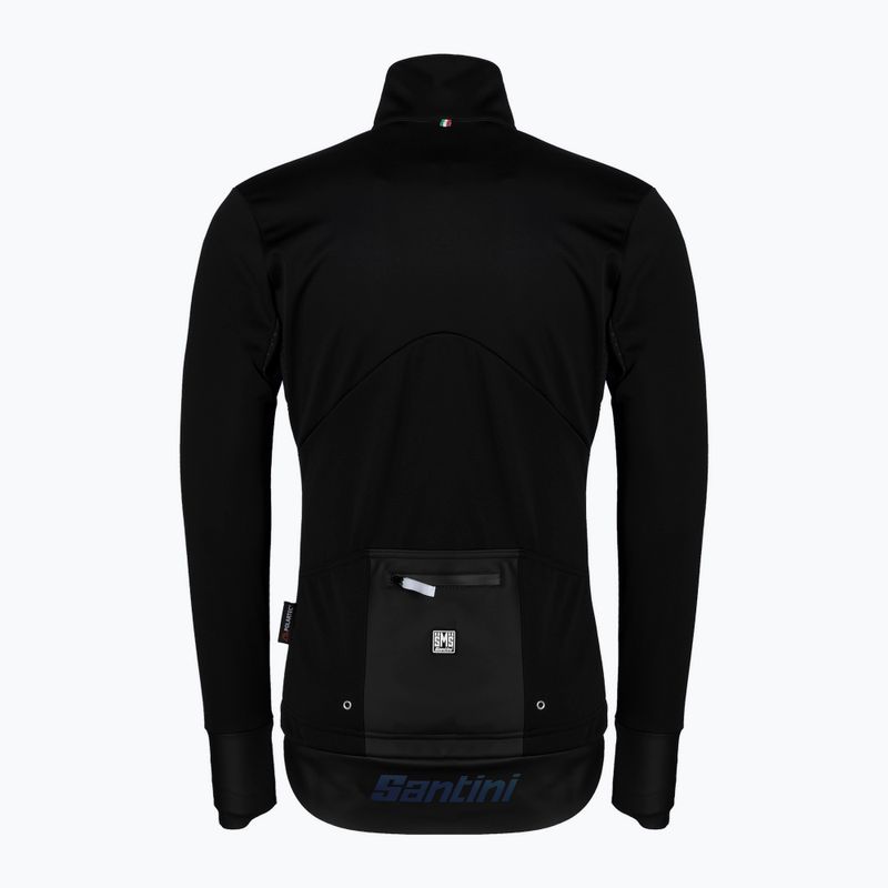 Giacca da ciclismo Santini Vega Extreme da uomo, nero 2