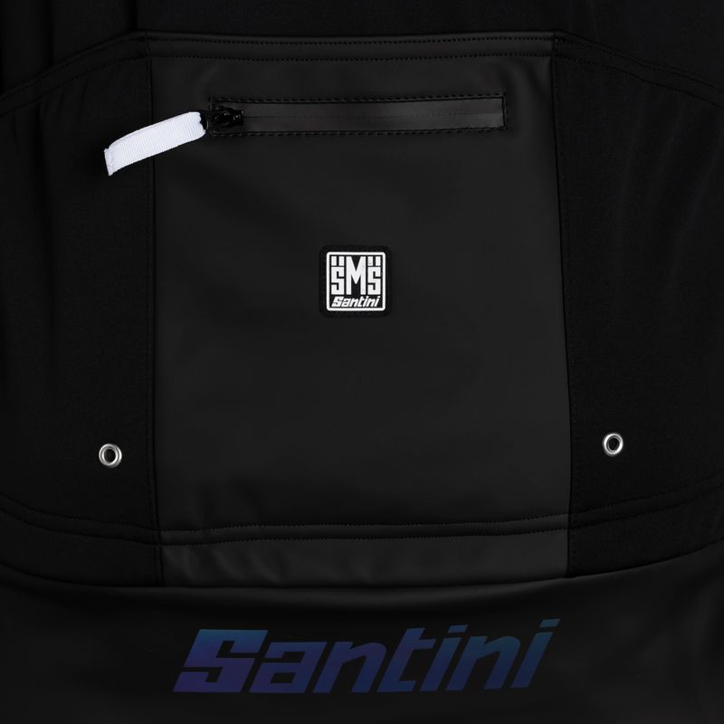 Giacca da ciclismo Santini Vega Extreme da uomo, nero 3