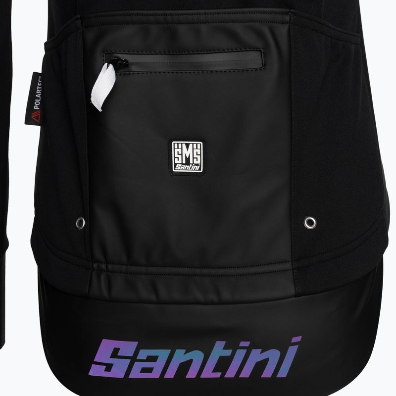 Giacca da ciclismo da donna Santini Vega Xtreme nero 5