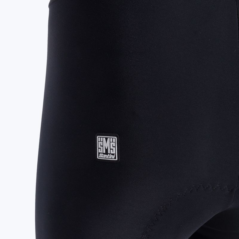 Pantaloni da ciclismo da donna Santini H20 Nimbus nero 3