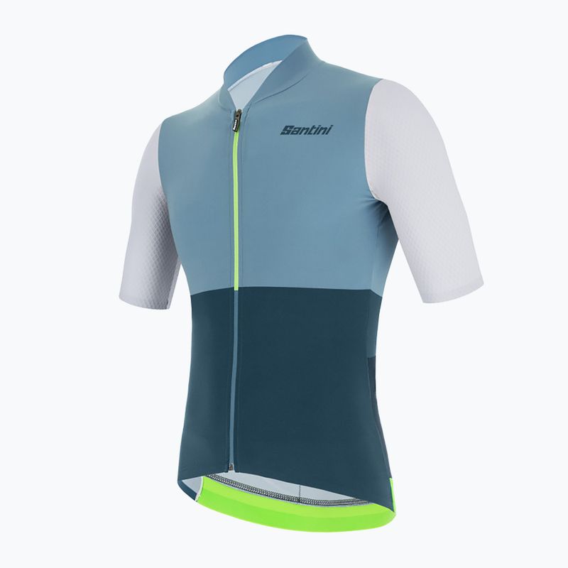 Maglia da ciclismo Santini Redux Istinto fluor verde da uomo 3