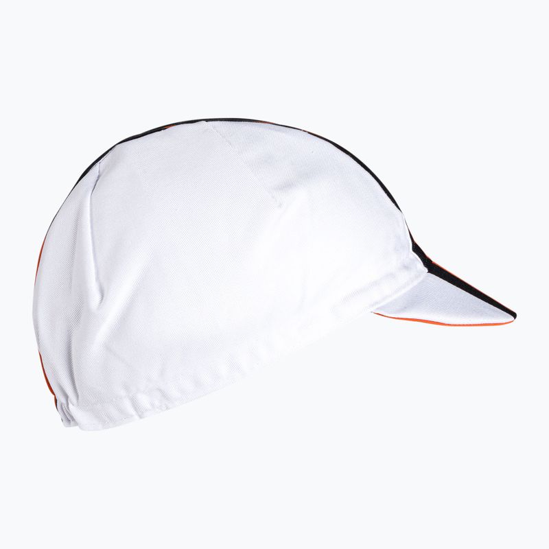 Cappellino da ciclismo Santini Bengala bianco 3