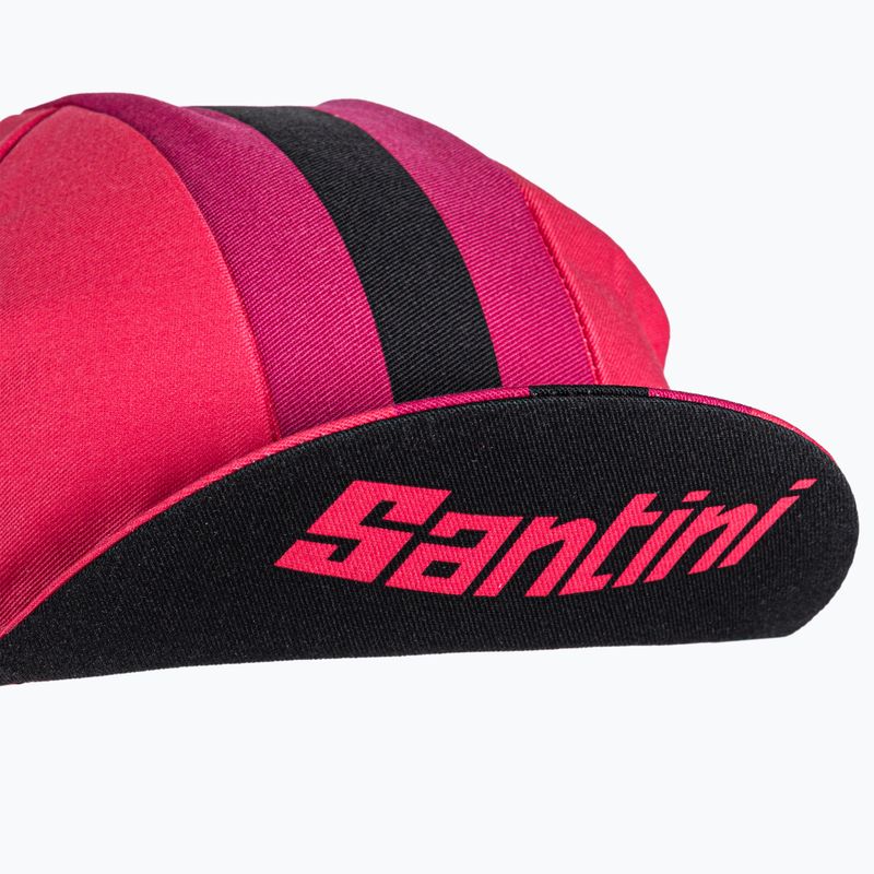 Cappellino da ciclismo Santini Bengala rosso 6