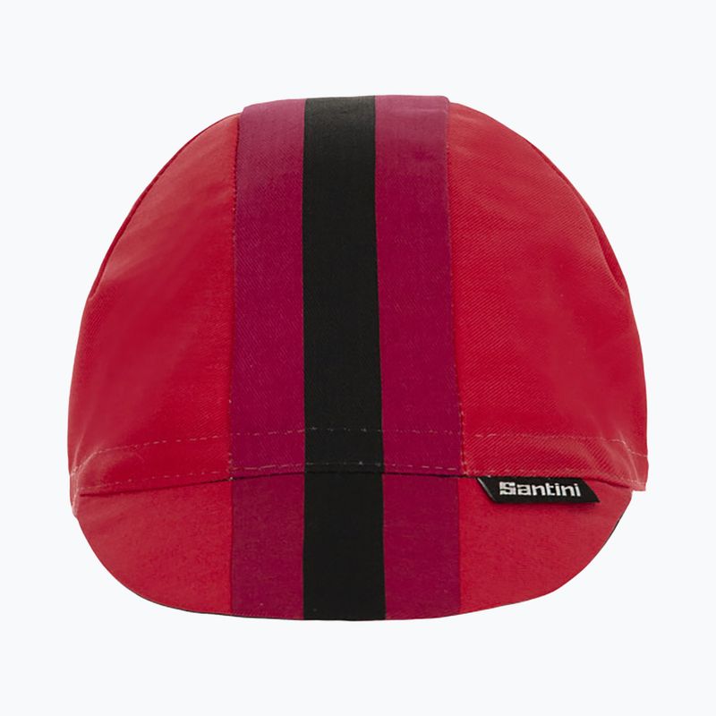 Cappellino da ciclismo Santini Bengala rosso 8